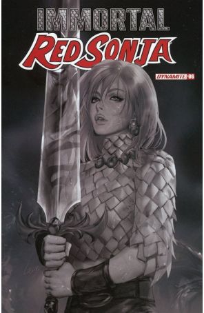 Immortal Red Sonja 6F published by Dynamite with cover art by Leirix Li