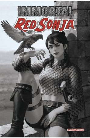 Immortal Red Sonja 6N published by Dynamite with cover art by Junggeun Yoon