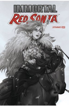Immortal Red Sonja 7F published by Dynamite with cover art by Leirix Li