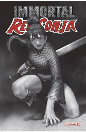 Immortal Red Sonja 7O published by Dynamite with cover art by Junggeun Yoon