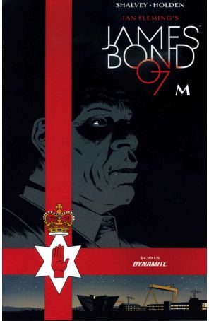 James Bond 007: M 1 published by Dynamite with cover art by Declan Shalvey