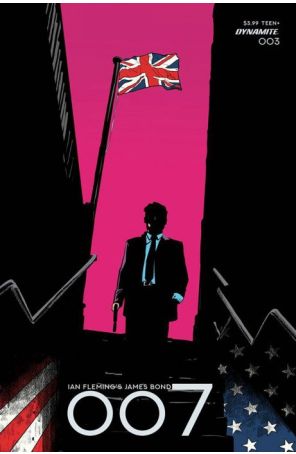 James Bond: 007 (Dynamite, 2nd Series) 3J published by Dynamite with cover art by Marco Finnegan