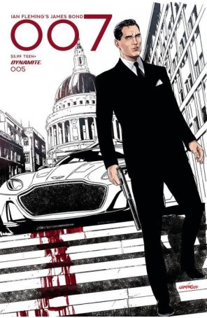 James Bond: 007 (Dynamite, 2nd Series) 5C published by Dynamite with cover art by Marc Laming
