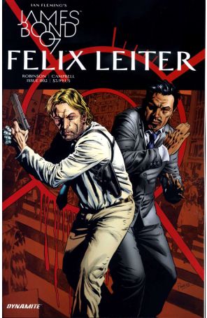 James Bond: Felix Leiter 2A published by Dynamite with cover art by Mike Perkins