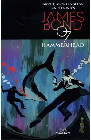 James Bond: Hammerhead 2 published by Dynamite with cover art by Francesco Francavilla