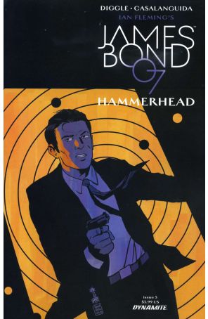 James Bond: Hammerhead 5 published by Dynamite with cover art by Francesco Francavilla