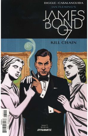 James Bond: Kill Chain 3A published by Dynamite with cover art by Greg Smallwood