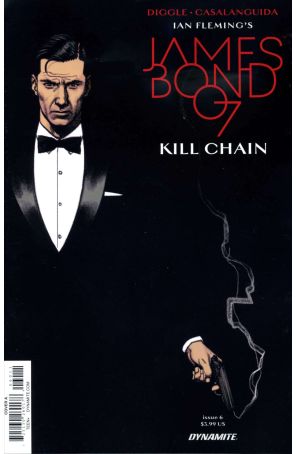 James Bond: Kill Chain 6A published by Dynamite with cover art by Greg Smallwood