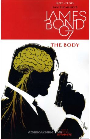 James Bond: The Body 2A published by Dynamite with cover art by Luca Casalanguida