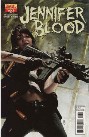 Jennifer Blood (Vol. 1) 10A published by Dynamite with cover art by Tim Bradstreet