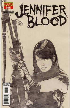 Jennifer Blood (Vol. 1) 11C published by Dynamite with cover art by Tim Bradstreet
