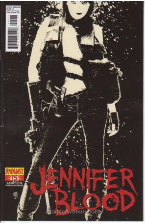 Jennifer Blood (Vol. 1) 15A published by Dynamite with cover art by Tim Bradstreet