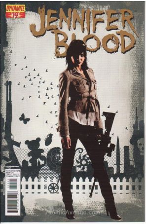 Jennifer Blood (Vol. 1) 19 published by Dynamite with cover art by Tim Bradstreet