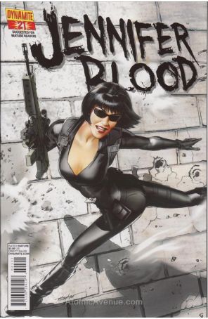 Jennifer Blood (Vol. 1) 21 published by Dynamite with cover art by Mike Mayhew