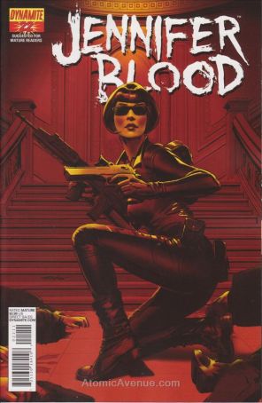 Jennifer Blood (Vol. 1) 22 published by Dynamite with cover art by Mike Mayhew
