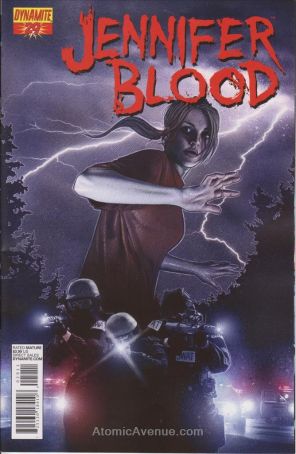 Jennifer Blood (Vol. 1) 29 published by Dynamite with cover art by Colton Worley