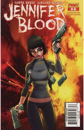 Jennifer Blood (Vol. 1) 3C published by Dynamite with cover art by Alé Garza