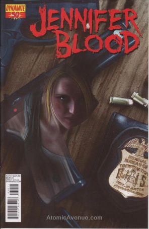 Jennifer Blood (Vol. 1) 30 published by Dynamite with cover art by Colton Worley