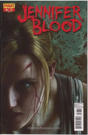 Jennifer Blood (Vol. 1) 36 published by Dynamite with cover art by Colton Worley