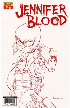 Jennifer Blood (Vol. 1) 5G published by Dynamite with cover art by Alé Garza