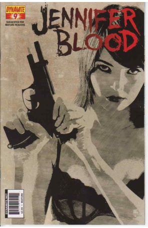 Jennifer Blood (Vol. 1) 9A published by Dynamite with cover art by Tim Bradstreet