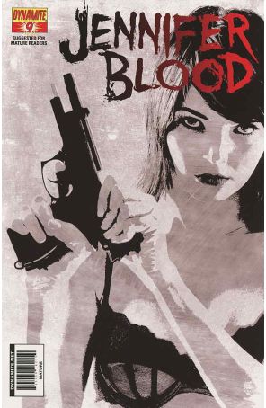 Jennifer Blood (Vol. 1) 9C published by Dynamite with cover art by Tim Bradstreet
