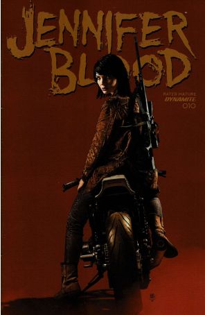 Jennifer Blood (Vol. 2) 10A published by Dynamite with cover art by Tim Bradstreet