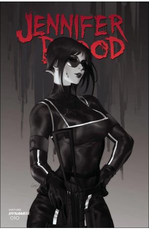Jennifer Blood (Vol. 2) 10O published by Dynamite with cover art by Leirix Li