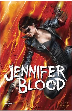 Jennifer Blood (Vol. 2) 2A published by Dynamite with cover art by Lucio Parrillo