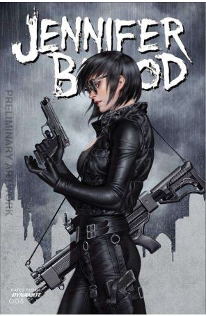 Jennifer Blood (Vol. 2) 3D published by Dynamite with cover art by Jung-Geun Yoon