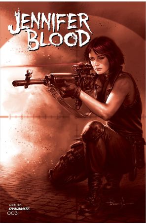 Jennifer Blood (Vol. 2) 3F published by Dynamite with cover art by Lucio Parillo