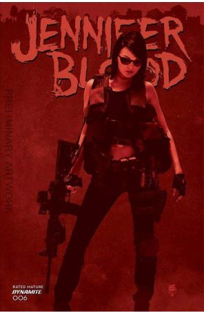 Jennifer Blood (Vol. 2) 6F published by Dynamite with cover art by Tim Bradstreet