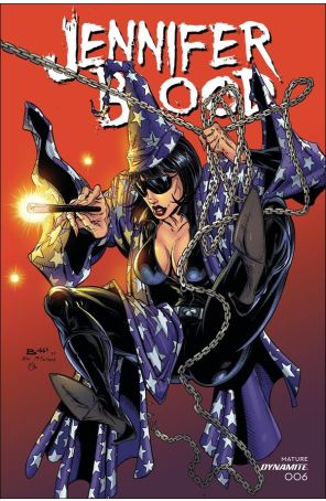 Jennifer Blood (Vol. 2) 6L published by Dynamite with cover art by Jamie Biggs