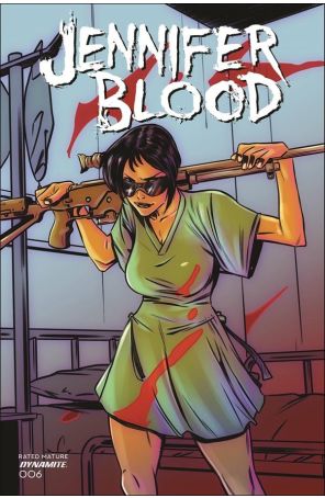 Jennifer Blood (Vol. 2) 6M published by Dynamite with cover art by Vincenzo Federici
