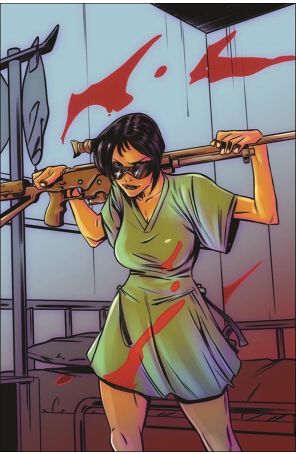 Jennifer Blood (Vol. 2) 6Q published by Dynamite with cover art by Vincenzo Federici