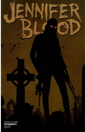 Jennifer Blood (Vol. 2) 7A published by Dynamite with cover art by Tim Bradstreet
