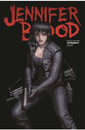 Jennifer Blood (Vol. 2) 7D published by Dynamite with cover art by Junggeun Yoon