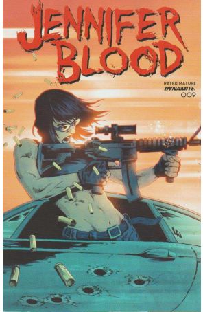 Jennifer Blood (Vol. 2) 9B published by Dynamite with cover art by Jonathan Lau