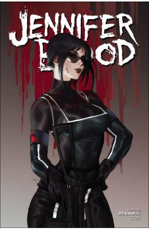 Jennifer Blood (Vol. 2) 9C published by Dynamite with cover art by Leirix Li