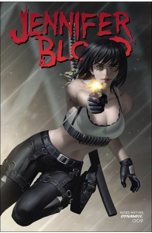 Jennifer Blood (Vol. 2) 9D published by Dynamite with cover art by Junggeun Yoon