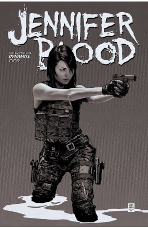 Jennifer Blood (Vol. 2) 9F published by Dynamite with cover art by Tim Bradstreet
