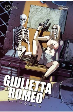 Jennifer Blood Presents Giulietta Romeo: Hitwoman One-Shot 1C published by Dynamite with cover art by Valentina Pinti