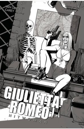 Jennifer Blood Presents Giulietta Romeo: Hitwoman One-Shot 1J published by Dynamite with cover art by Drew Moss