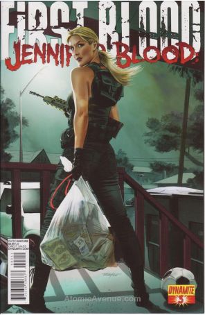 Jennifer Blood: First Blood 3 published by Dynamite with cover art by Mike Mayhew