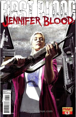 Jennifer Blood: First Blood 4 published by Dynamite with cover art by Mike Mayhew