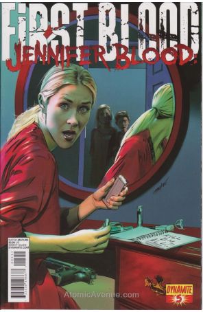 Jennifer Blood: First Blood 5 published by Dynamite with cover art by Mike Mayhew