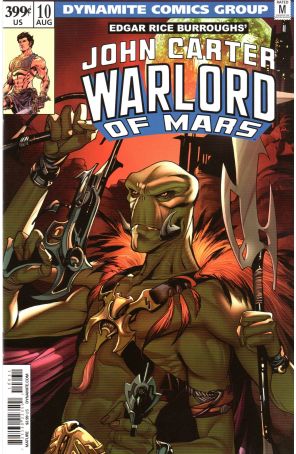 John Carter, Warlord of Mars (2nd Series) 10C published by Dynamite with cover art by Emanuela Lupacchino