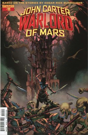 John Carter, Warlord of Mars (2nd Series) 11D published by Dynamite with cover art by Jonathan Lau