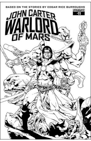 John Carter, Warlord of Mars (2nd Series) 11E published by Dynamite with cover art by Fritz Casas