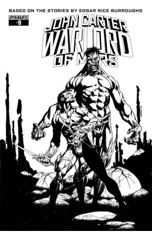 John Carter, Warlord of Mars (2nd Series) 9E published by Dynamite with cover art by Bart Sears